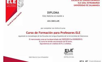 Certificado de Profesor de ELE