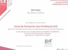 Certificado de Profesor de ELE